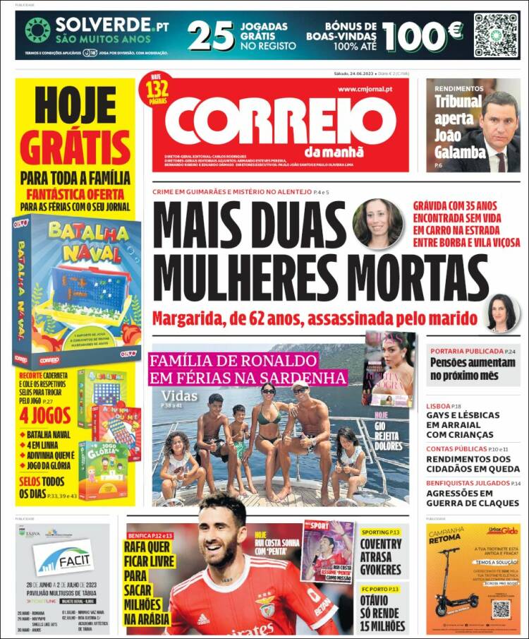 Portada de Correio da Manhã (Portugal)