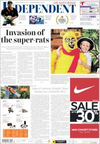 Independent on Saturday