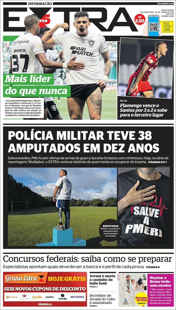 Portada de Extra (Brasil)