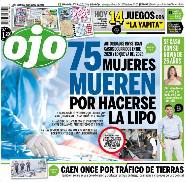 Portada de Ojo (Perú)