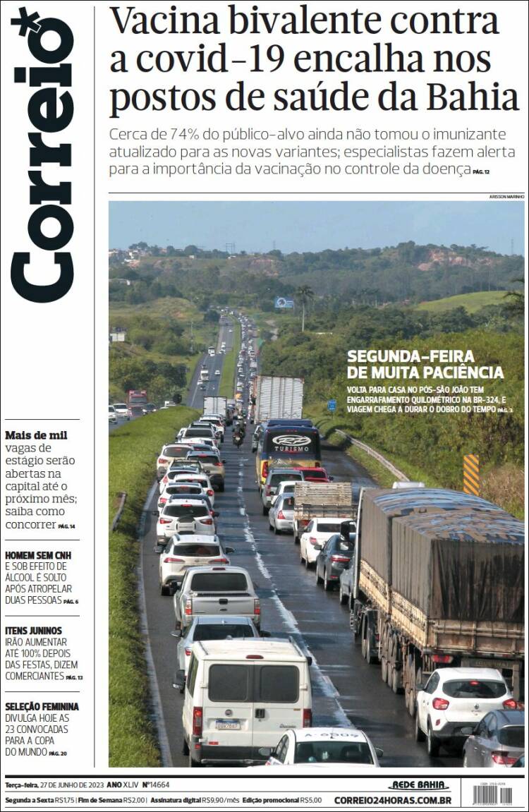 Portada de Correio* (Brasil)