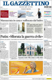 Portada de Il Gazzettino (Italia)