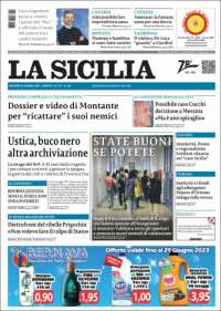 Portada de La Sicilia (Italia)