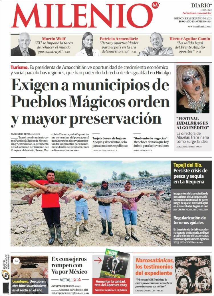 Portada de Milenio de Hidalgo (M&eacute;xico)