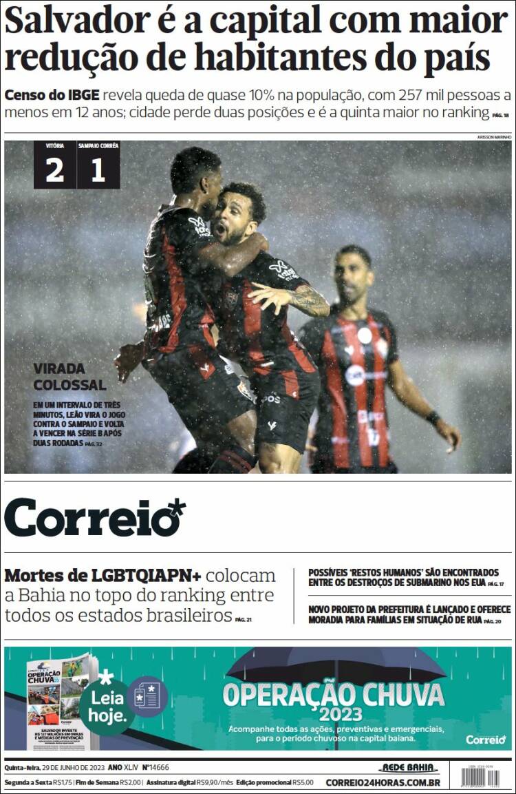 Portada de Correio* (Brasil)