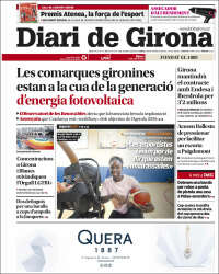 Portada de Diari de Girona (España)