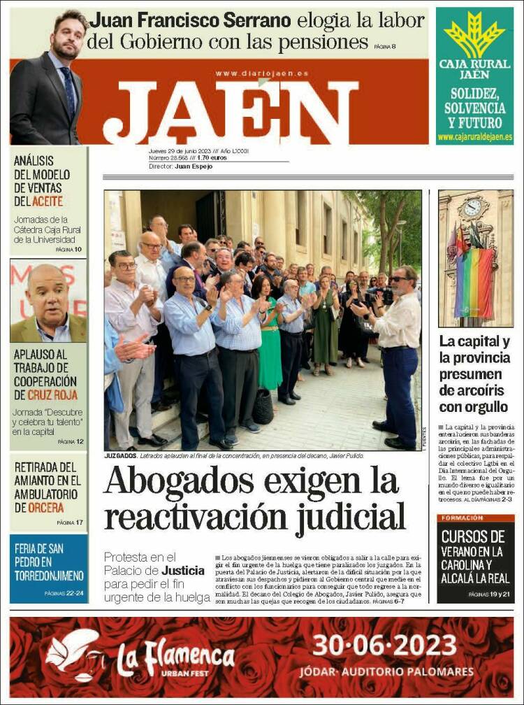Portada de Diario Jaén (España)