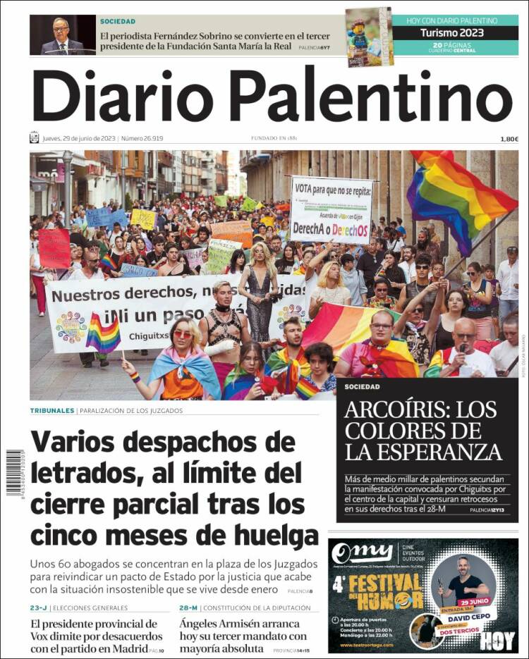 Portada de Diario Palentino (España)