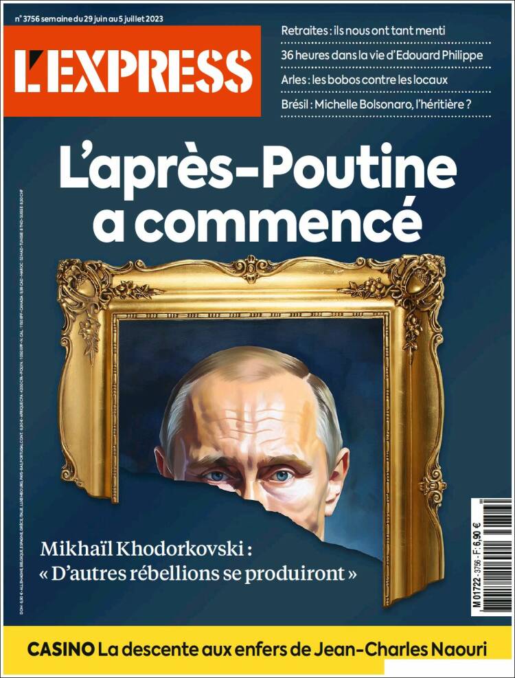 Portada de L'Express (Francia)
