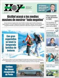 Portada de Diario Hoy (Argentina)