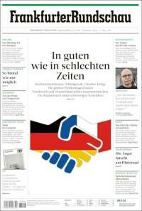 Portada de Frankfurter Rundschau (Alemania)