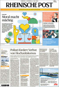 Portada de Rheinische Post (Alemania)