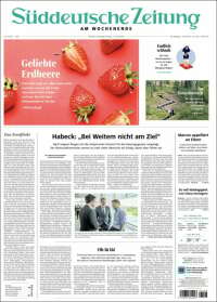 Portada de Sueddeutsche (Alemania)
