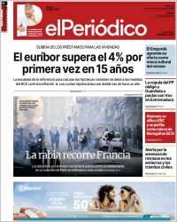 Portada de El Periódico (España)