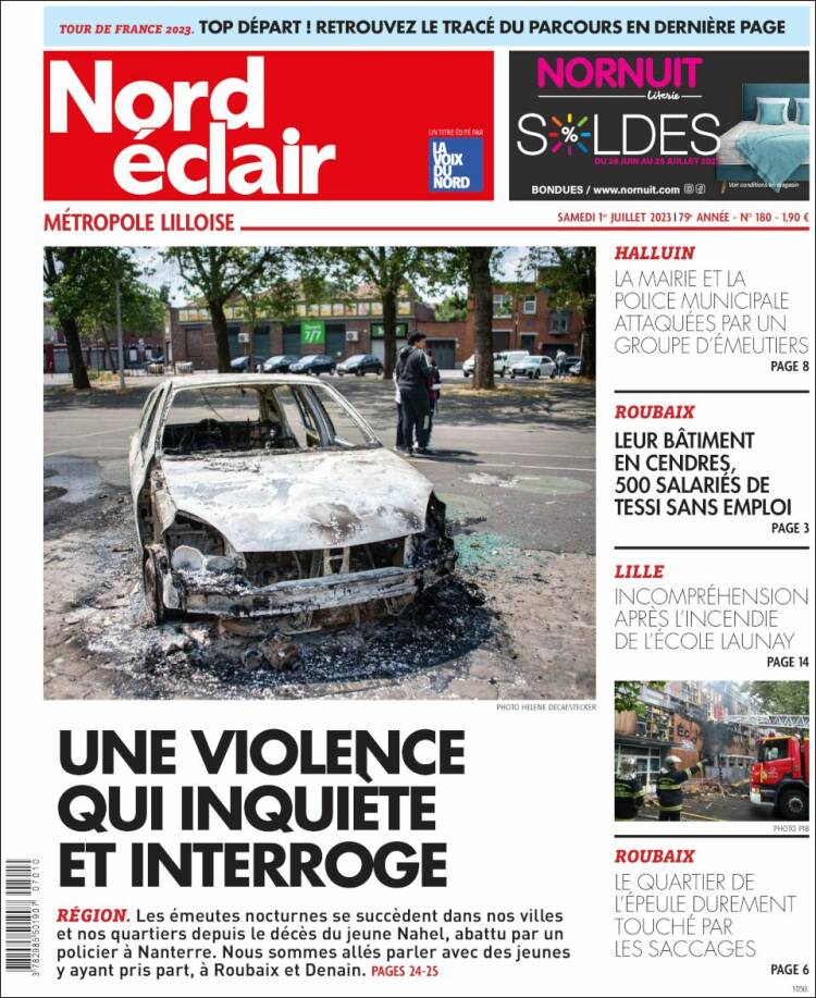 Portada de Nord Éclair (Francia)