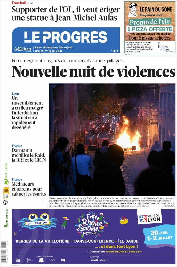 Portada de Progres de Fecamp (Francia)