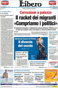Portada de Libero (Italia)