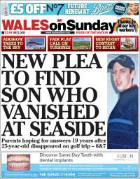 Portada de Western Mail (Reino Unido)