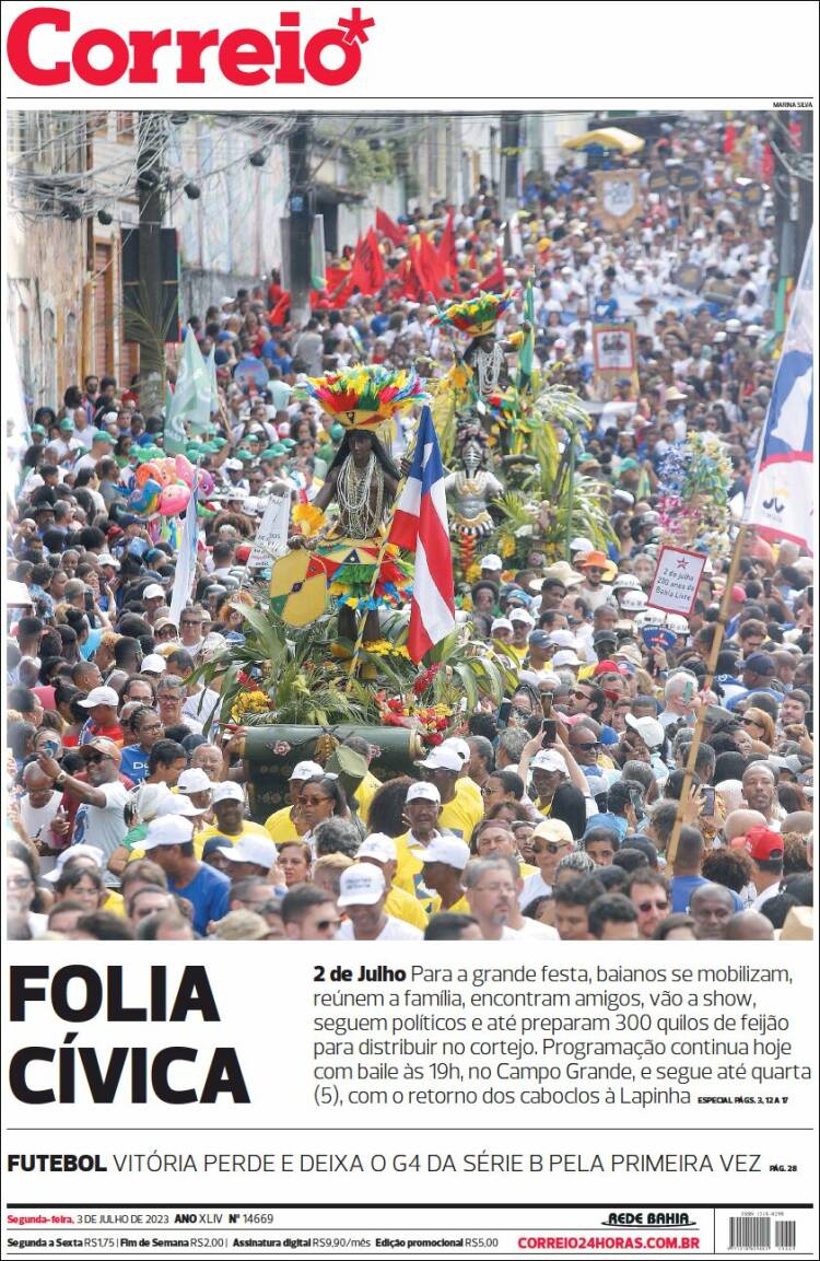 Portada de Correio* (Brasil)