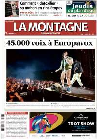 Portada de La Montagne (Francia)