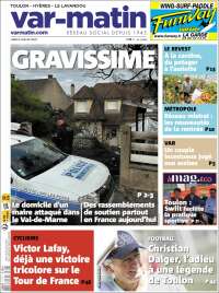 Portada de Var-Matin (Francia)