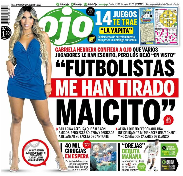 Portada de Ojo (Per&uacute;)