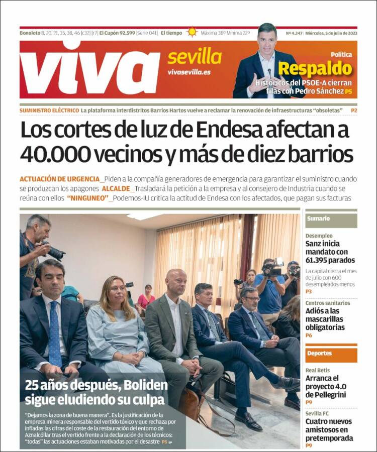 Portada de Viva Sevilla (España)