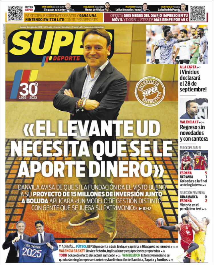 Portada de Superdeporte (España)