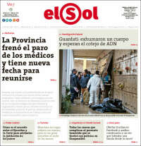 Portada de El Sol Diario (Argentina)