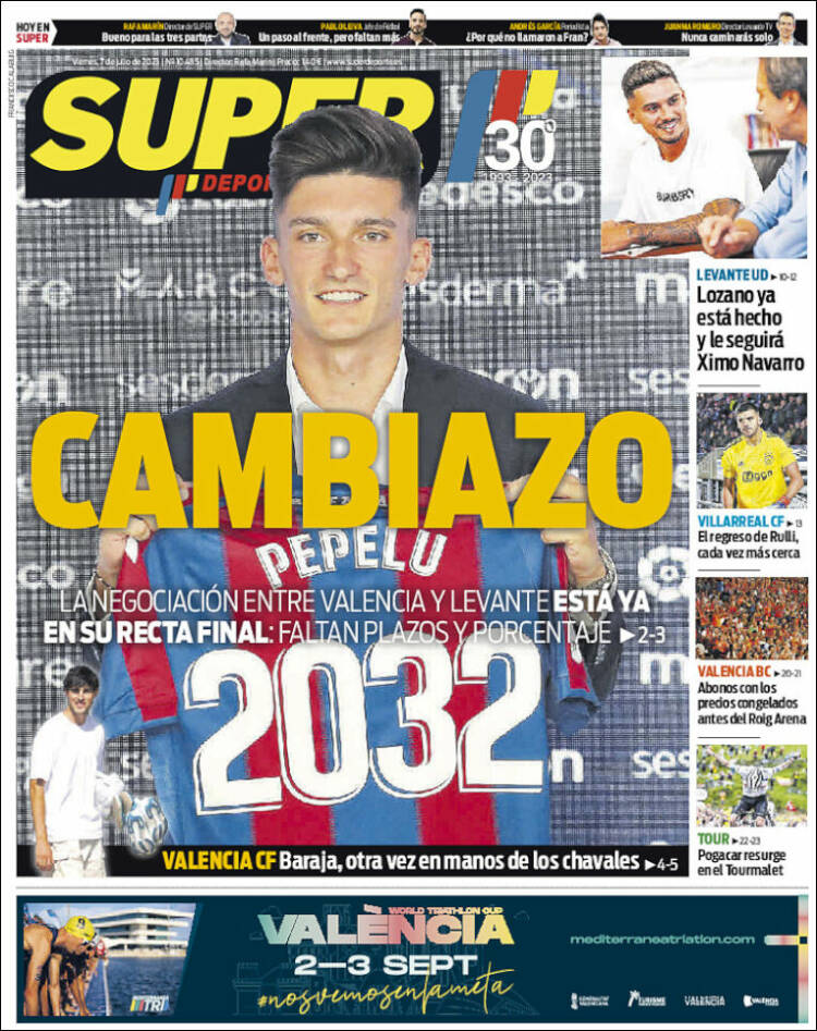 Portada de Superdeporte (España)