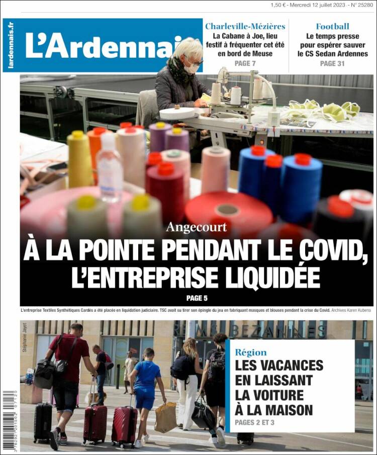 Portada de L'Ardenais (Francia)