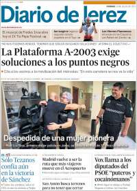 Portada de Diario de Jerez (España)