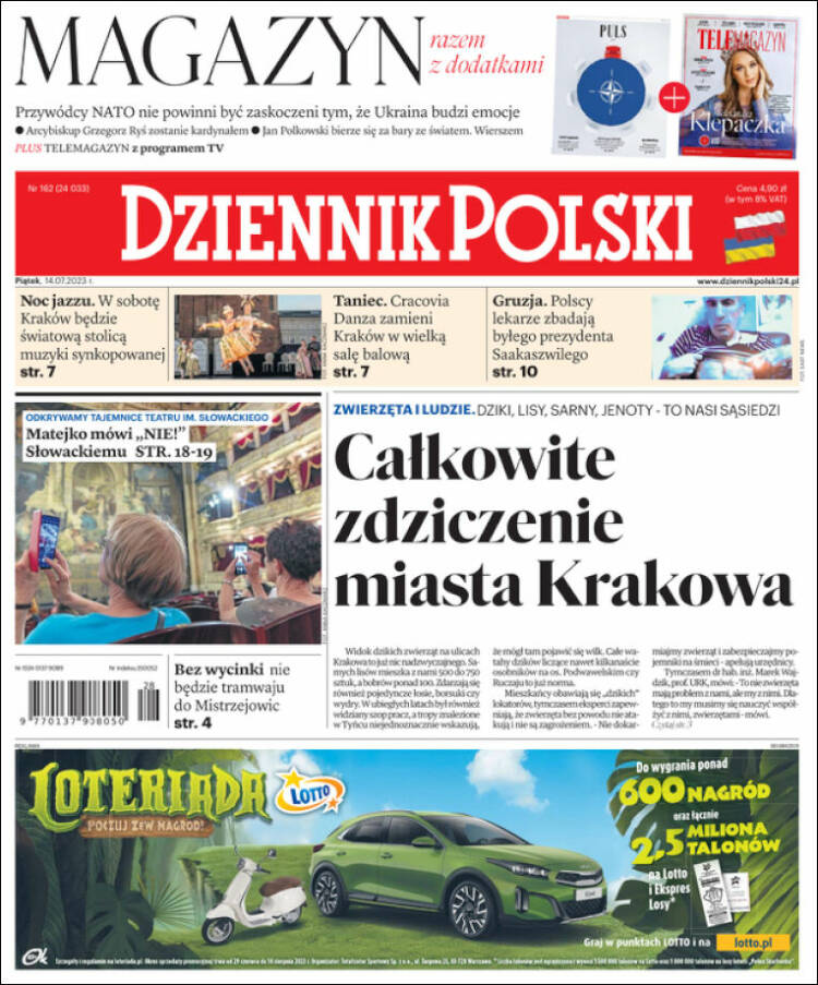 Portada de Dziennik (Polonia)