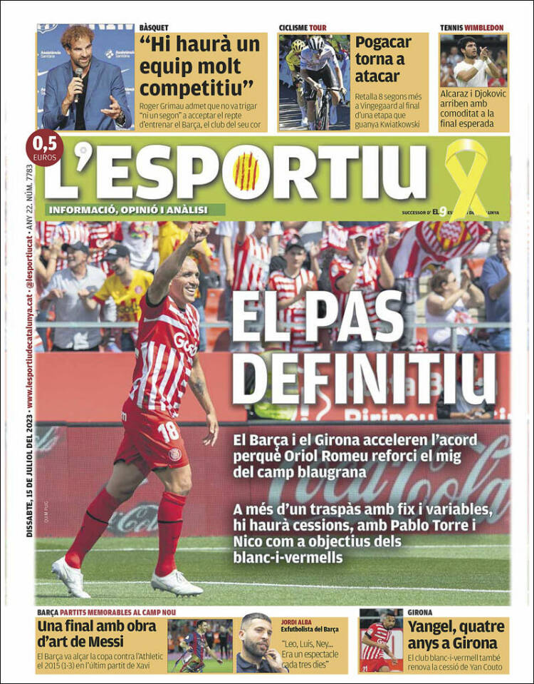 Portada de L'Esportiu (España)