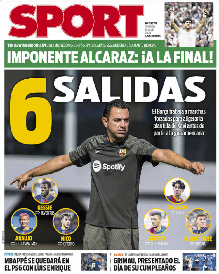 Portada de Sport (España)