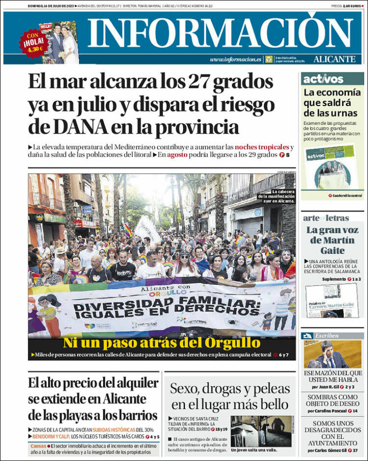 Portada de Diario Información (Espa&ntilde;a)