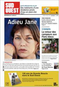 Portada de Sud Ouest (Francia)