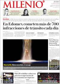 Portada de Milenio - Estado de México (México)