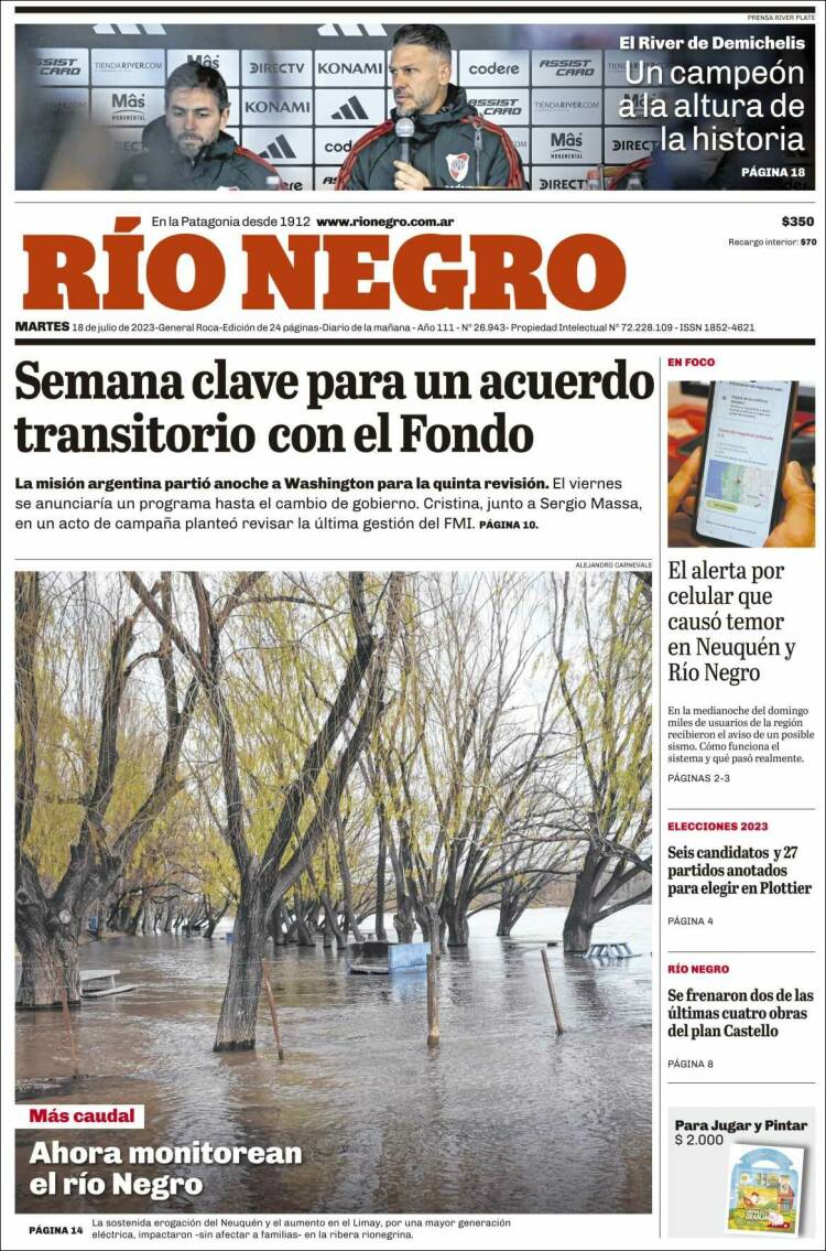 Portada de Rio Negro (Argentina)