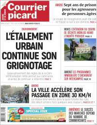 Portada de Courrier Picard (Francia)