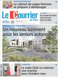 Portada de Le Courrier de l'Ouest (Francia)