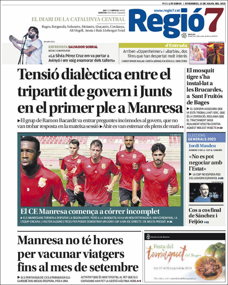 Portada de Regio7 (España)