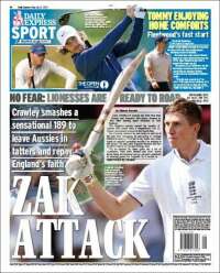 Portada de Express Sport (Reino Unido)