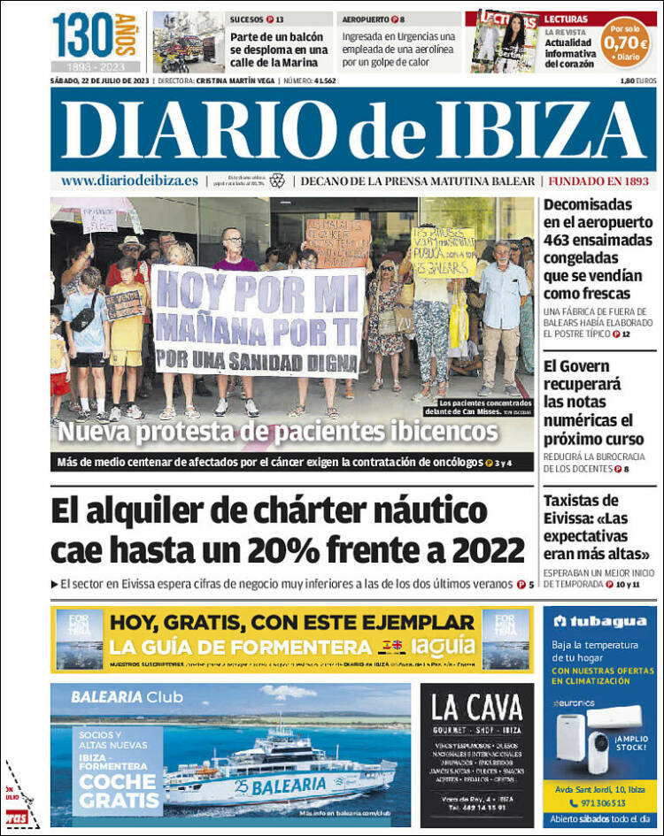 Portada de Diario de Ibiza (Spain)
