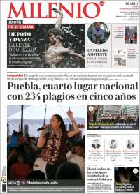 Portada de Milenio de Puebla (México)