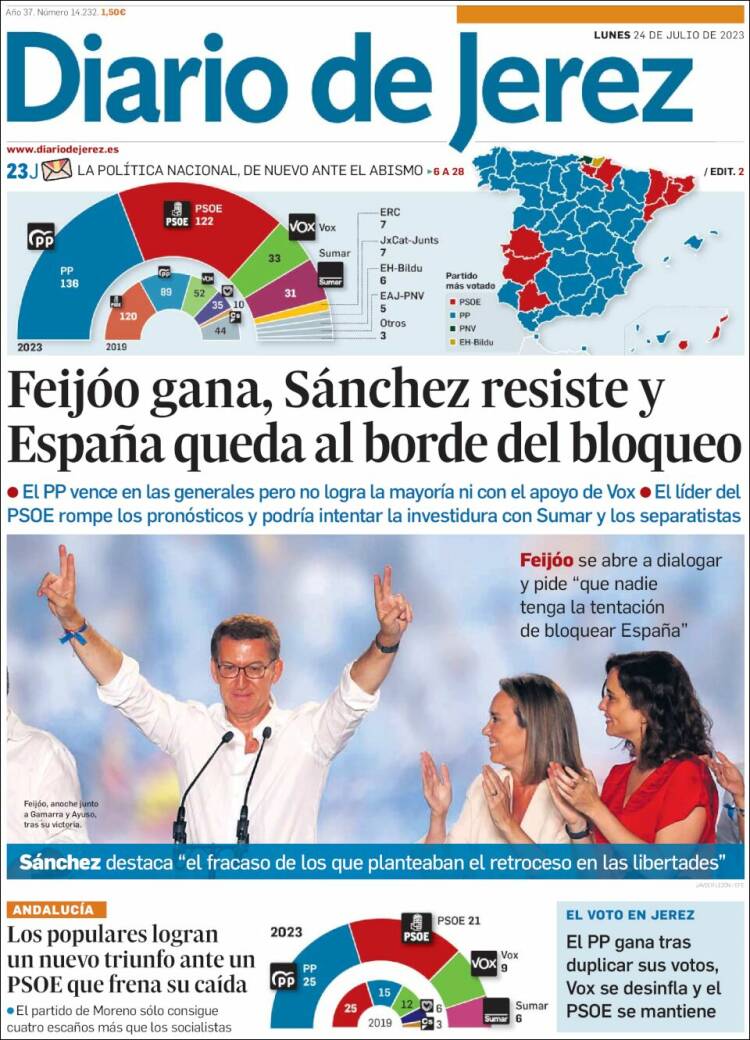 Portada de Diario de Jerez (España)