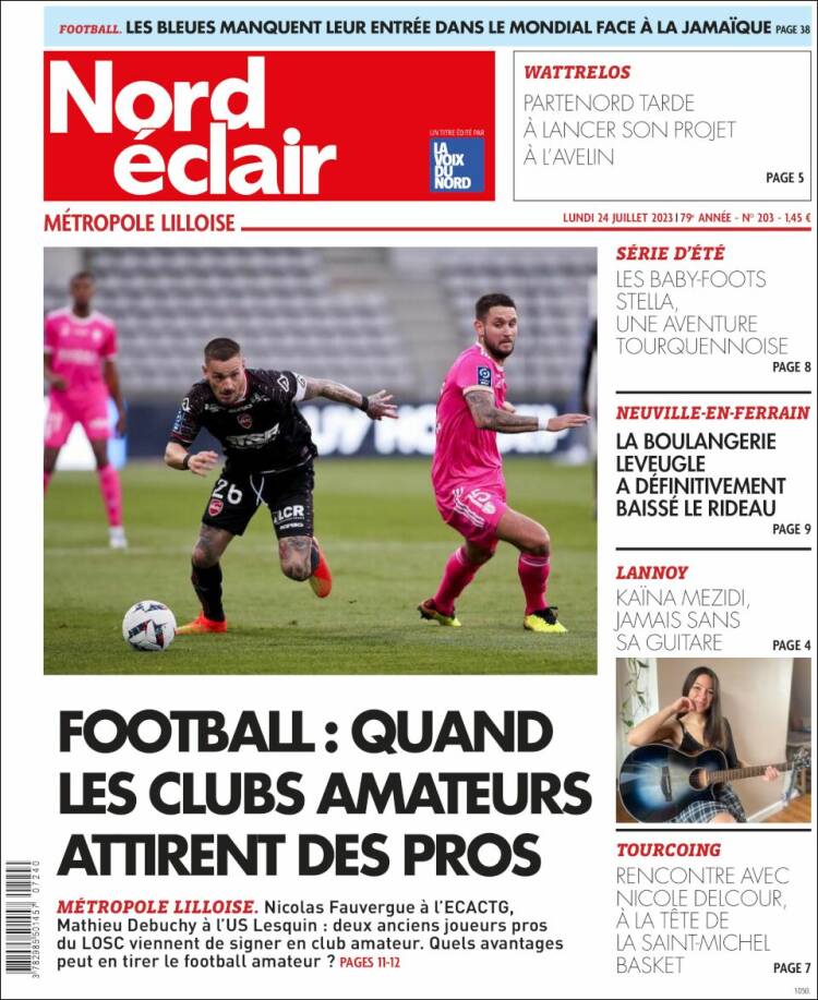 Portada de Nord Éclair (Francia)