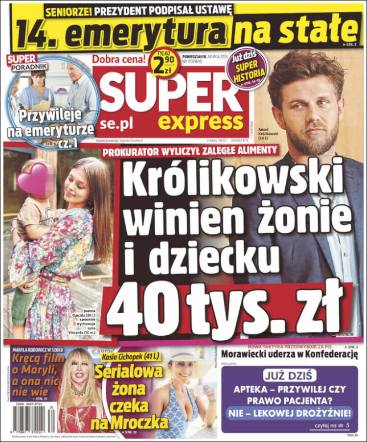 Portada de Super Express (Polonia)