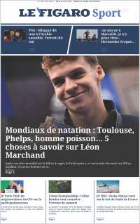Portada de Le Figaro Sport (Francia)