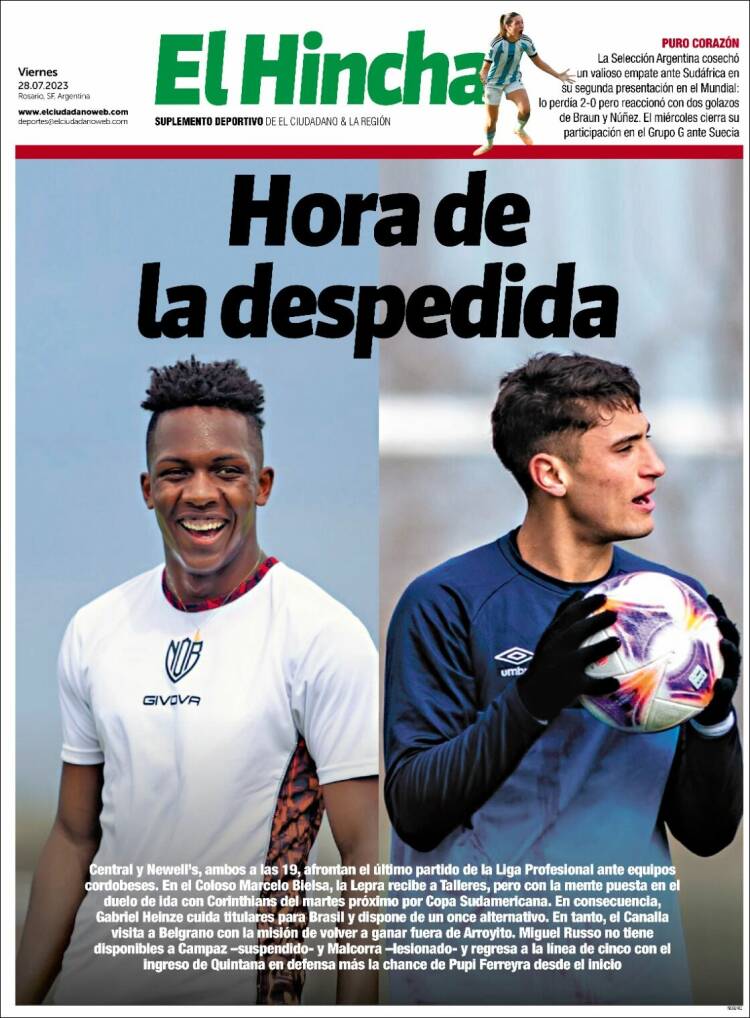 Portada de El Hincha (Argentina)